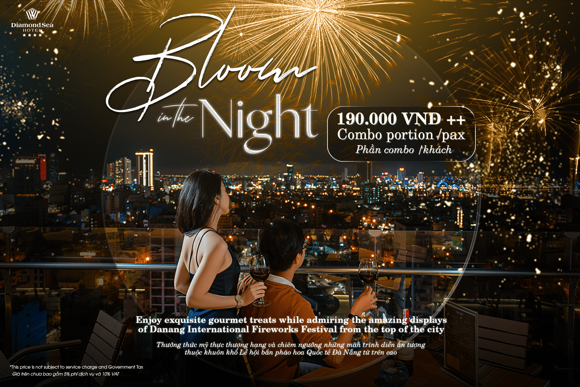 Admiring The Da Nang International Firework Festival With “Bloom In The Night” Combo